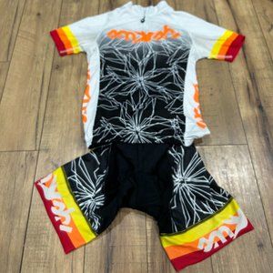 3-Pc Smashfest Queen Cycling Bibs, Tank, Jersey Kit